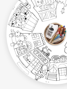 Giant coloring pages for kids