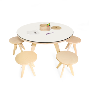 Table and stools for children xxl version