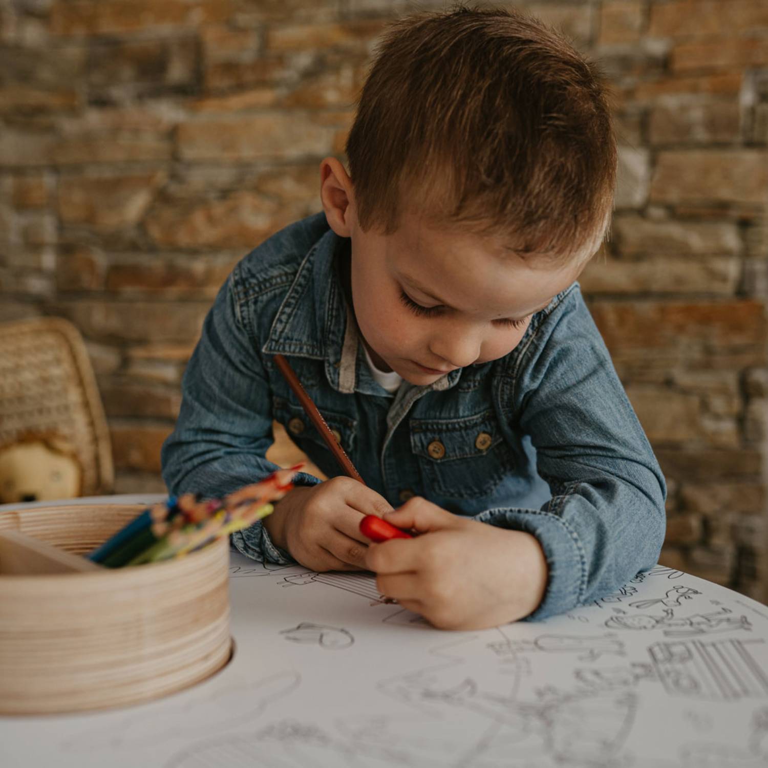 Table Dessin Ronde Enfant - Drawin'Kids