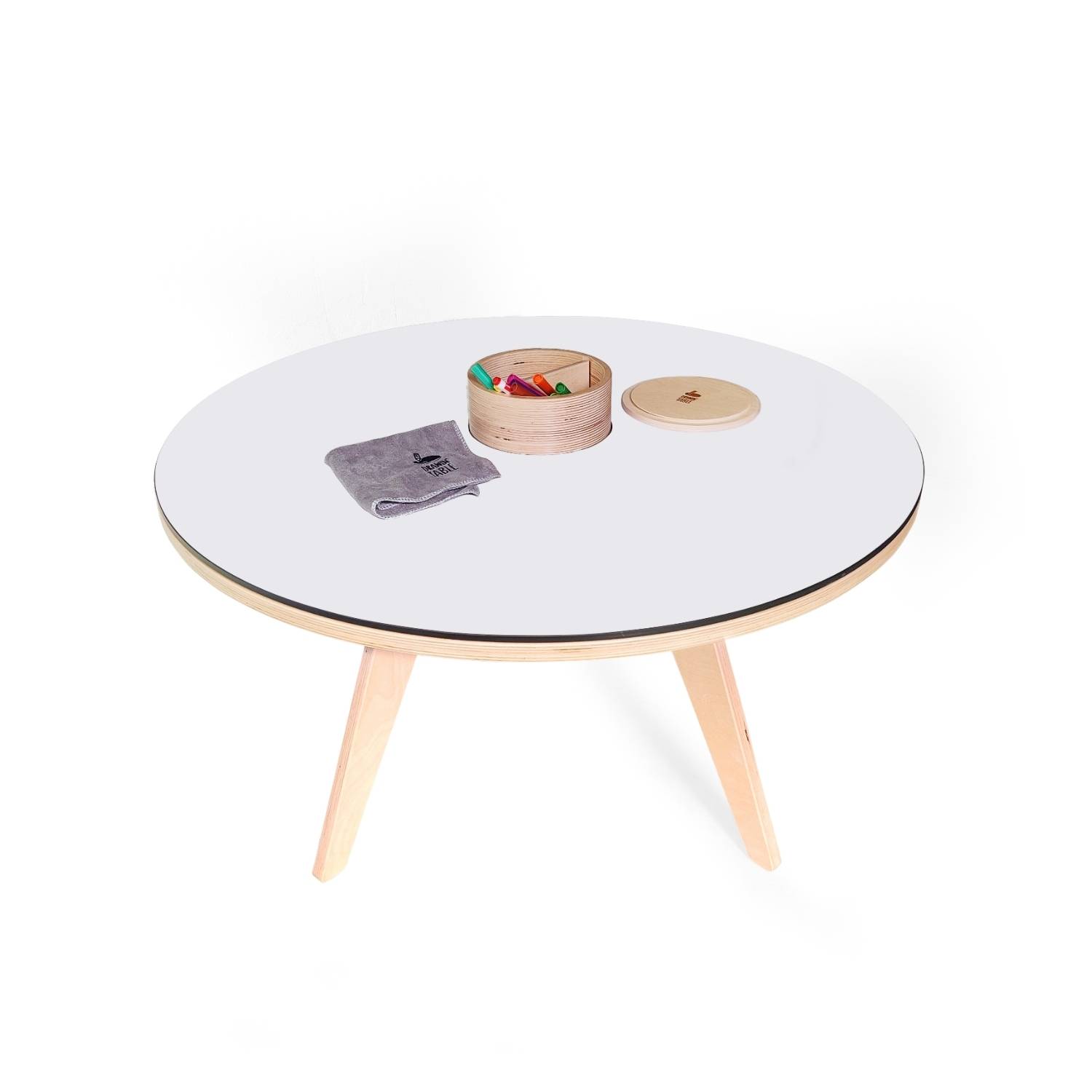 Table et tabourets pour enfants - la Drawin'table + 2 tabourets -  Drawin'kids