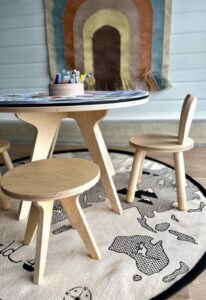 Chaise lapin en bois