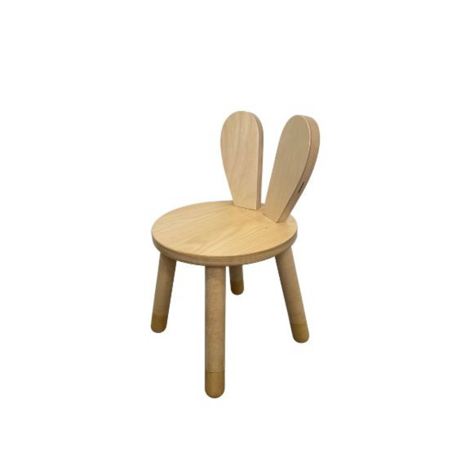 Chaise Enfant en Bois Oreilles de Lapin 